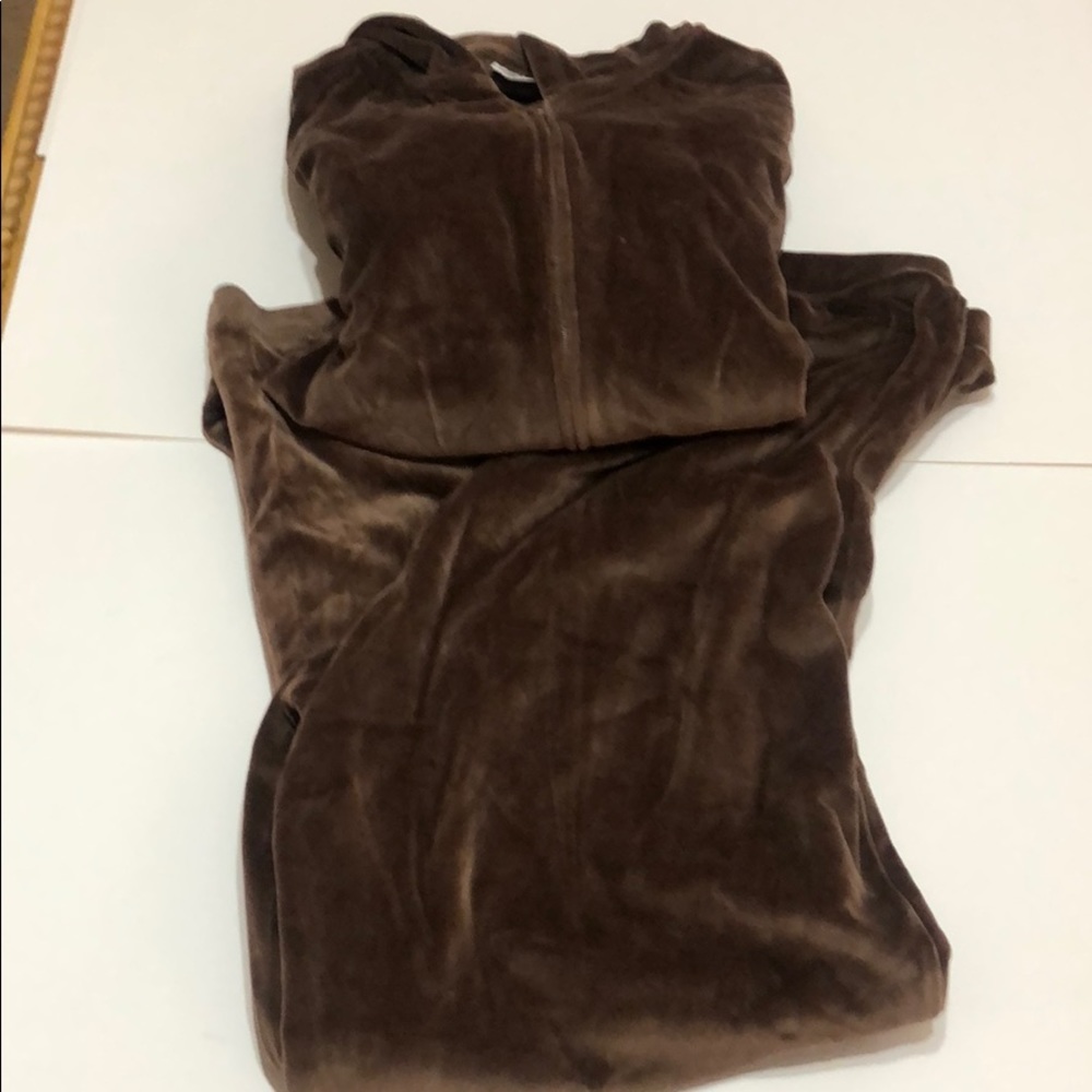 Velour sweatsuit